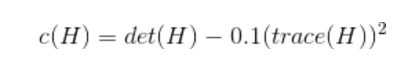Corner Response Equation